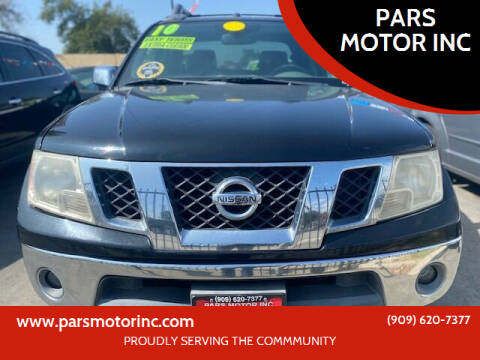 2010 Nissan Frontier for sale at PARS MOTOR INC in Pomona CA