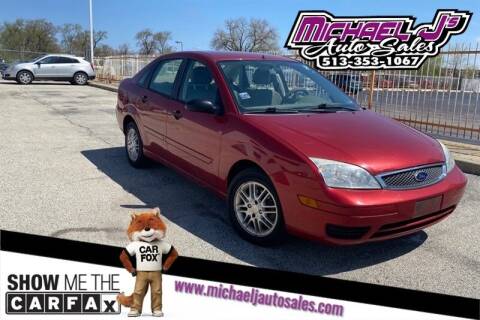 2005 Ford Focus for sale at MICHAEL J'S AUTO SALES in Cleves OH