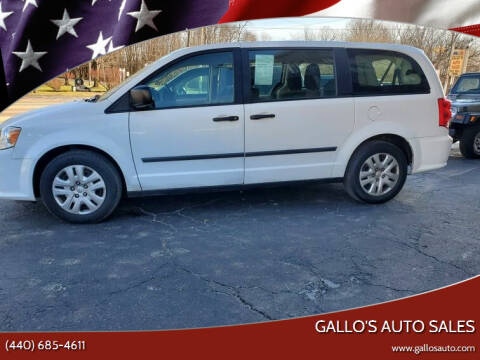 2016 Dodge Grand Caravan for sale at Gallo's Auto Sales in North Bloomfield OH