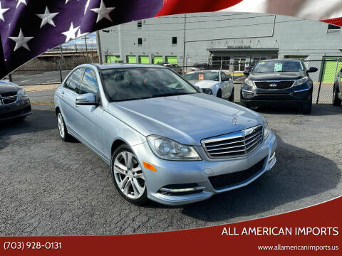2013 Mercedes-Benz C-Class for sale at All American Imports in Alexandria VA