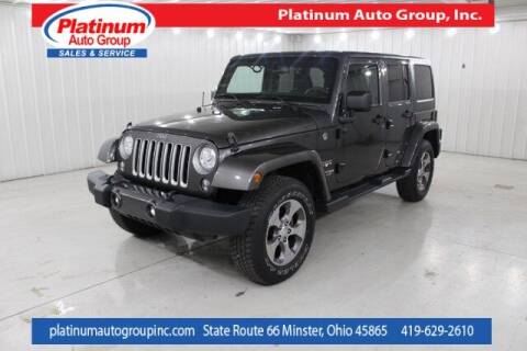 2018 Jeep Wrangler JK Unlimited for sale at Platinum Auto Group Inc. in Minster OH