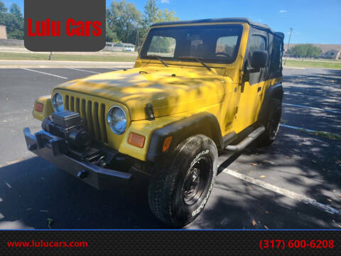 2004 Jeep Wrangler for sale at Lulu Cars in Indianapolis IN