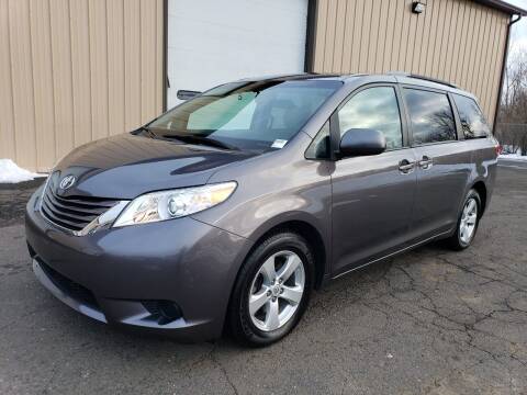 2017 Toyota Sienna for sale at Massirio Enterprises in Middletown CT