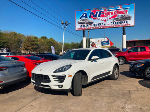 2015 Porsche Macan for sale at ANF AUTO FINANCE in Houston TX