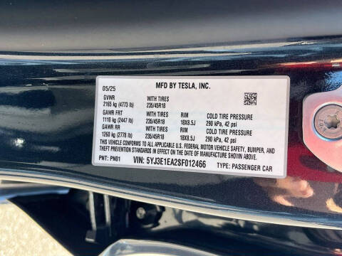 2025 Tesla Model 3 Long Range