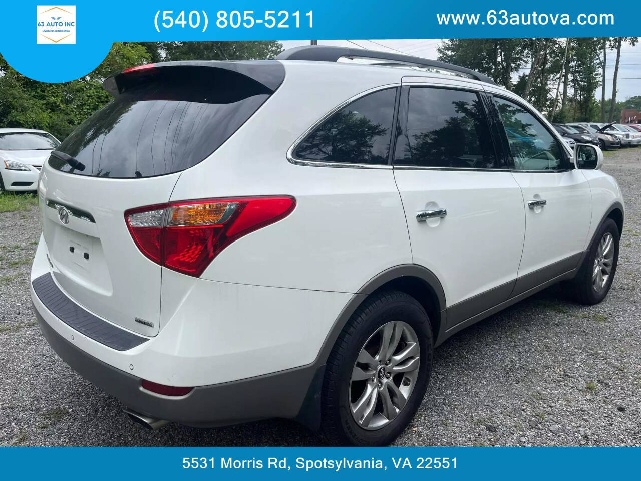 2012 Hyundai Veracruz for sale at 63 Auto Inc in Spotsylvania, VA