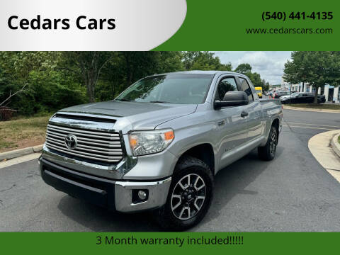 2015 Toyota Tundra for sale at Cedars Cars in Chantilly VA