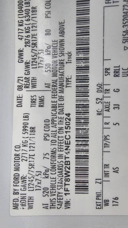 2022 Ford F-250 Super Duty XL