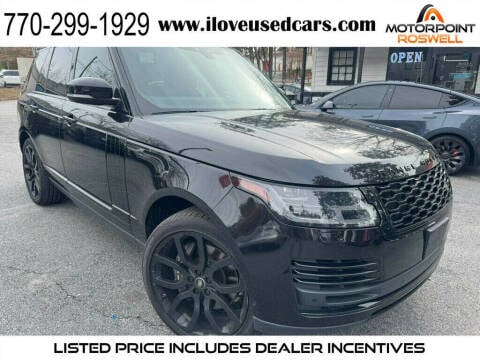 2018 Land Rover Range Rover for sale at Motorpoint Roswell in Roswell GA