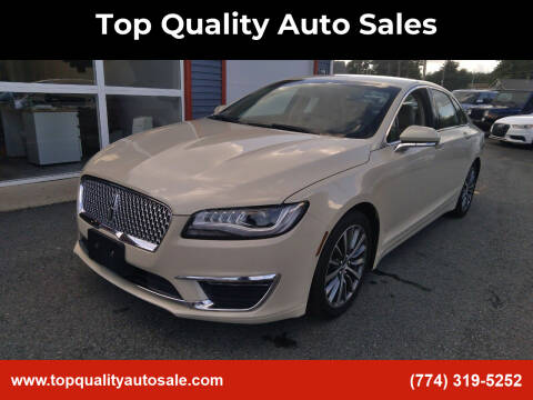 2018 Lincoln MKZ for sale at Top Quality Auto Sales in Westport MA