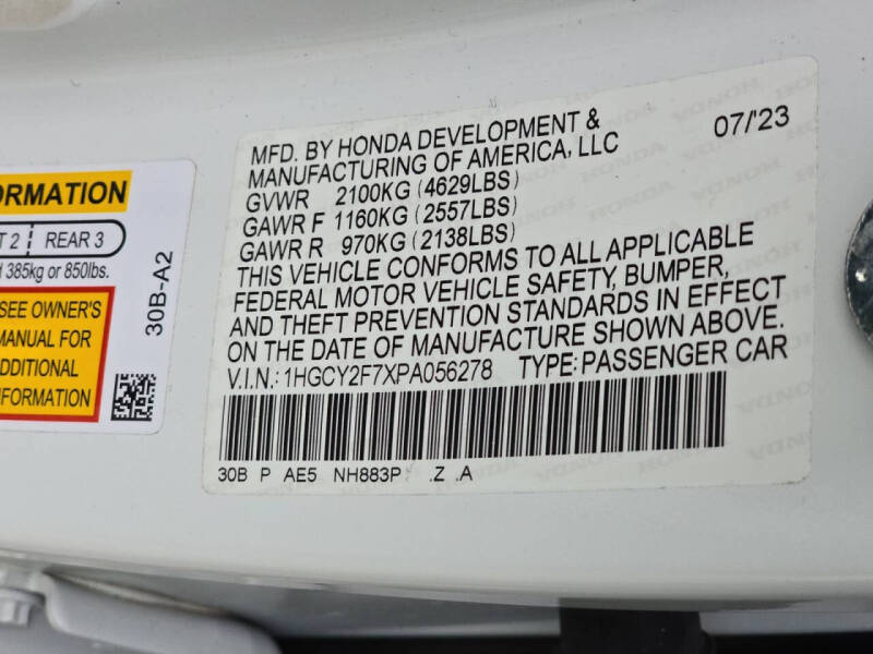 2023 Honda Accord Hybrid