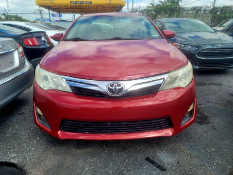 2013 Toyota Camry for sale at Marin Auto Club Inc in Miami FL