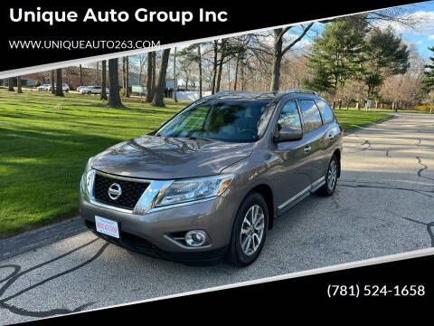 2013 Nissan Pathfinder for sale at Unique Auto Group Inc in Whitman MA