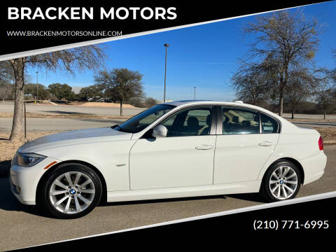 2011 BMW 3 Series for sale at BRACKEN MOTORS in San Antonio TX