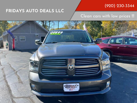 2016 RAM 1500 for sale at Fridays Auto Deals LLC in Oshkosh WI