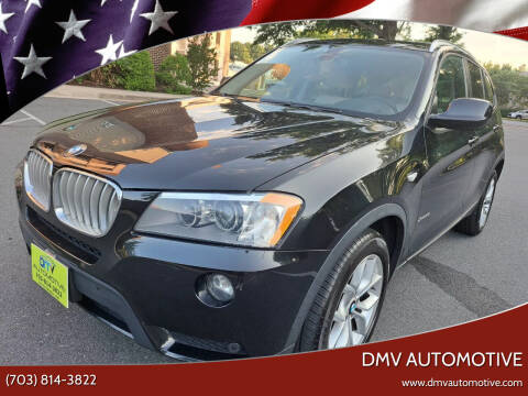 2013 BMW X3 for sale at dmv automotive in Falls Church VA