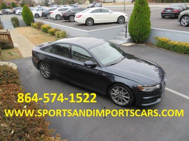 2018 Audi A6 for sale at Sports & Imports INC in Spartanburg SC