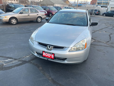2003 Honda Accord for sale at Rod's Automotive in Cincinnati OH