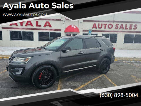 2017 Ford Explorer for sale at Ayala Auto Sales in Aurora IL