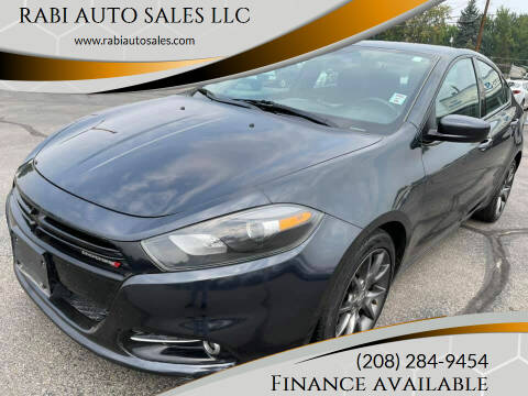 2013 Dodge Dart for sale at RABI AUTO SALES LLC in Garden City ID