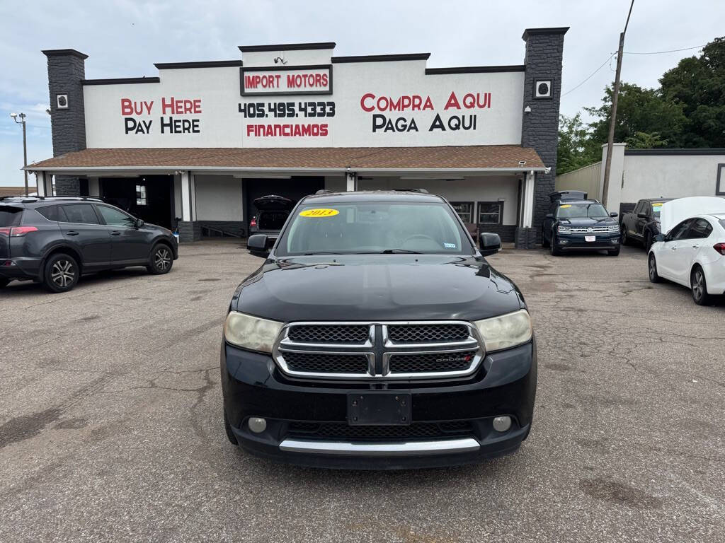 Black 2013 Dodge Durango Crew Crew 4dr SUV 1