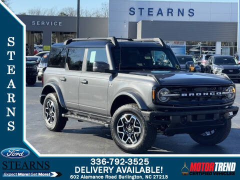 2024 Ford Bronco for sale at Stearns Ford in Burlington NC