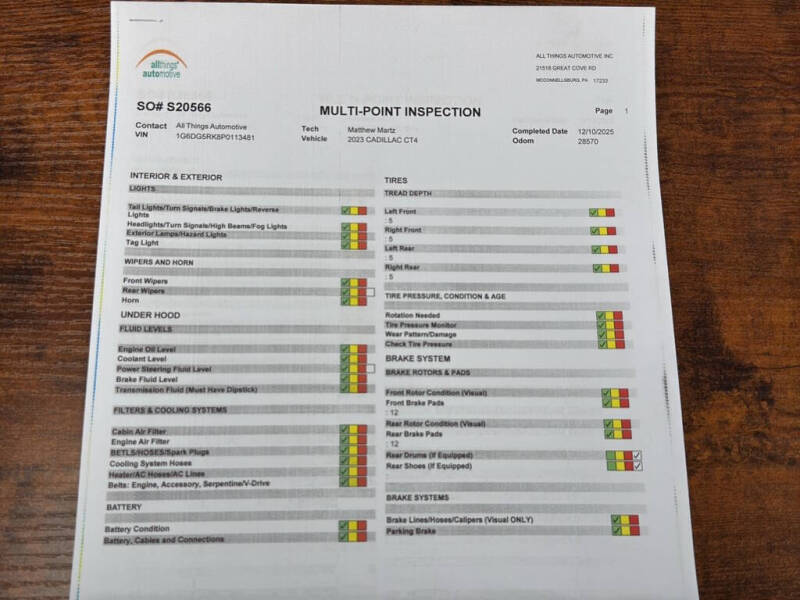 2023 Cadillac CT4 Sport