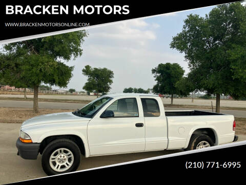 2003 Dodge Dakota for sale at BRACKEN MOTORS in San Antonio TX