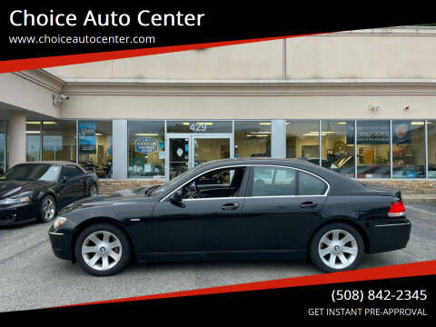 2007 BMW 7 Series for sale at Choice Auto Center in Shrewsbury MA