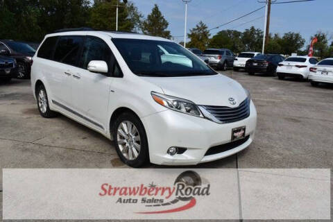 2017 Toyota Sienna for sale at Strawberry Road Auto Sales in Pasadena TX