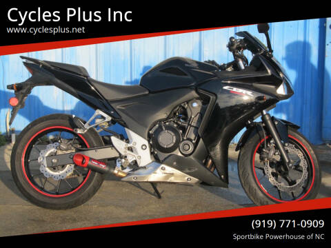 2014 Honda CBR500R for sale at Cycles Plus Inc in Garner NC