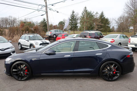 2014 Tesla Model S for sale at GEG Automotive in Gilbertsville PA