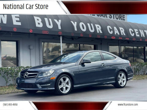 2014 Mercedes-Benz C-Class for sale at National Car Store in West Palm Beach FL
