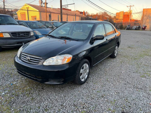 2004 Toyota Corolla for sale at A & B Auto Finance Company in Alexandria VA