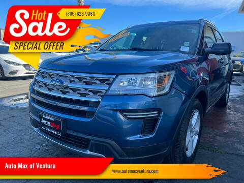2018 Ford Explorer for sale at Auto Max of Ventura in Ventura CA