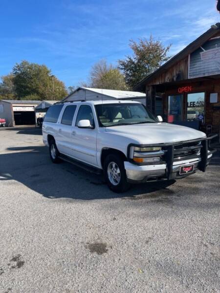 2002 Chevrolet Suburban for sale at LEE AUTO SALES in McAlester OK
