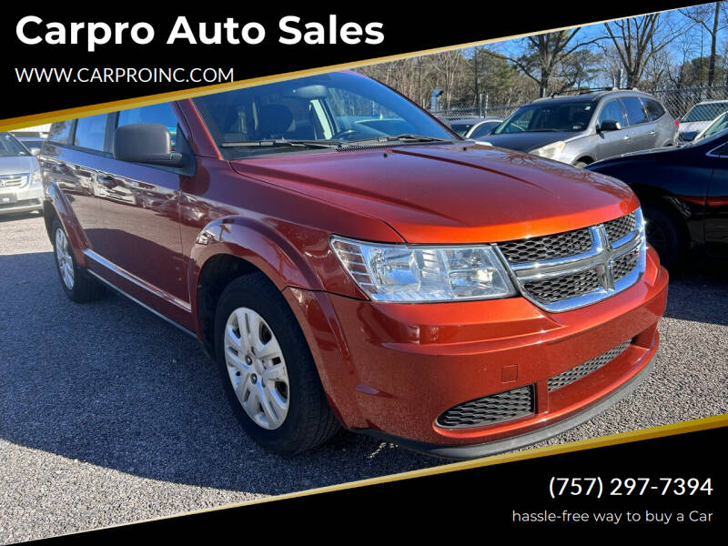2014 Dodge Journey for sale at Carpro Auto Sales in Chesapeake VA