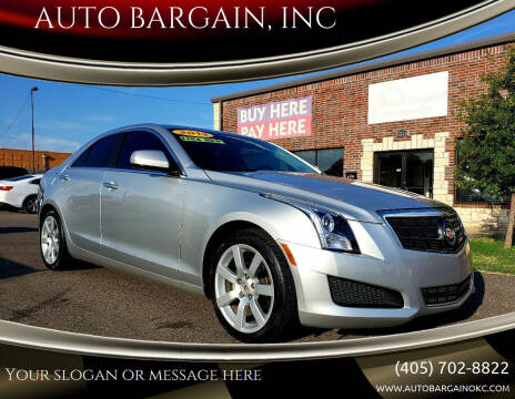 2013 Cadillac ATS for sale at AUTO BARGAIN, INC in Oklahoma City OK