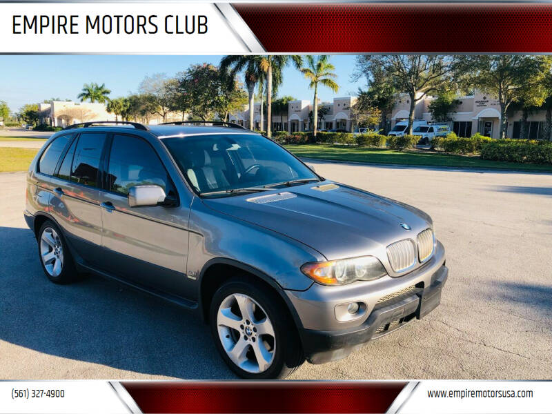 2004 BMW X5 for sale at EMPIRE MOTORS CLUB in Port Saint Lucie FL