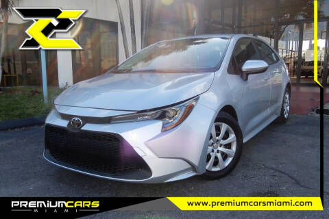 2021 Toyota Corolla for sale at Premium Cars of Miami in Miami FL