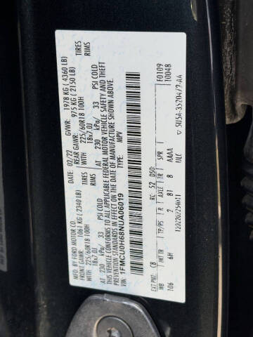 2022 Ford Escape SEL