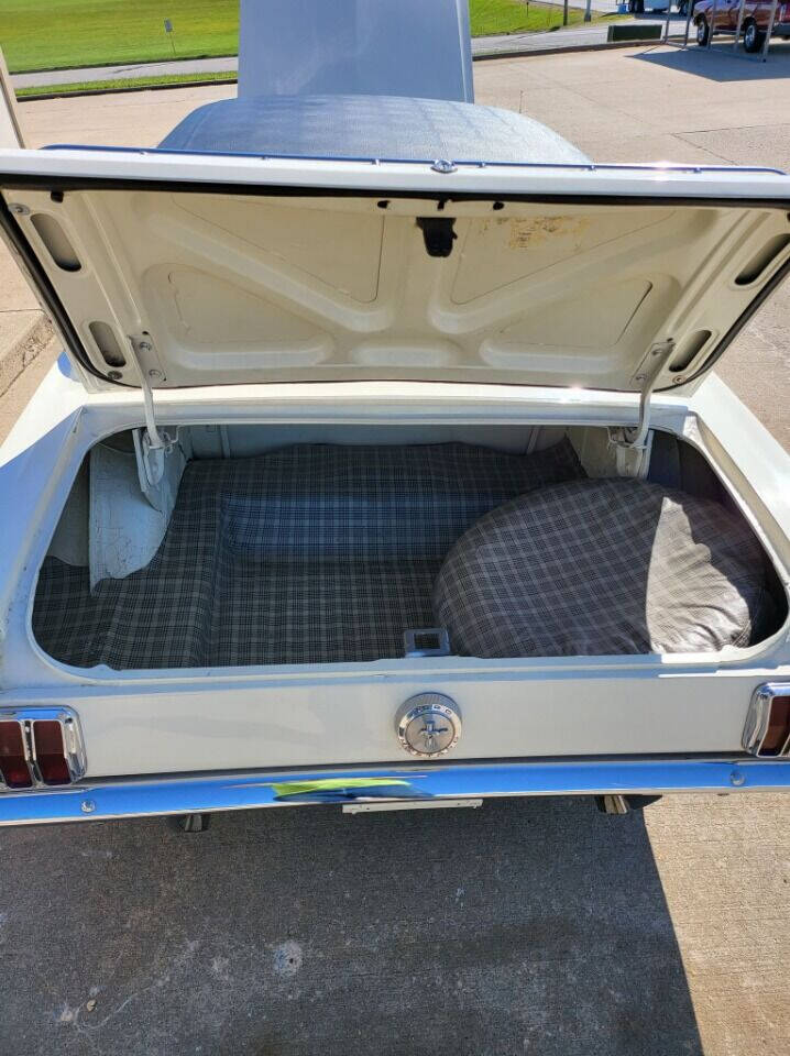 White 1966 Ford Mustang 13