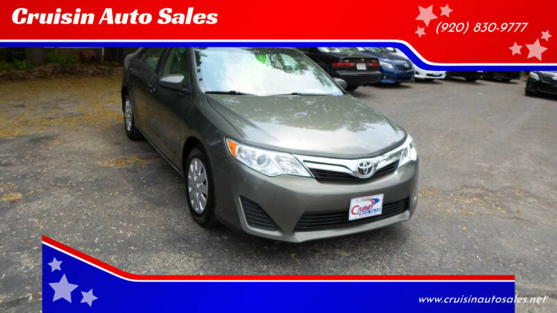 2012 Toyota Camry for sale at Cruisin Auto Sales in Appleton WI