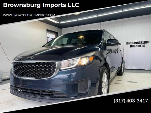 2015 Kia Sedona for sale at Brownsburg Imports LLC in Indianapolis IN