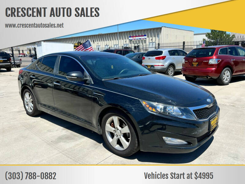2013 Kia Optima for sale at CRESCENT AUTO SALES in Denver CO