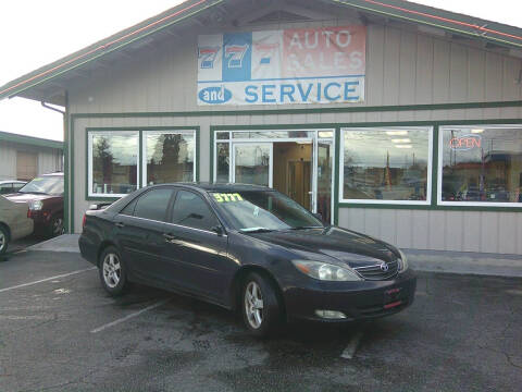 2003 Toyota Camry for sale at 777 Auto Sales and Service in Tacoma WA