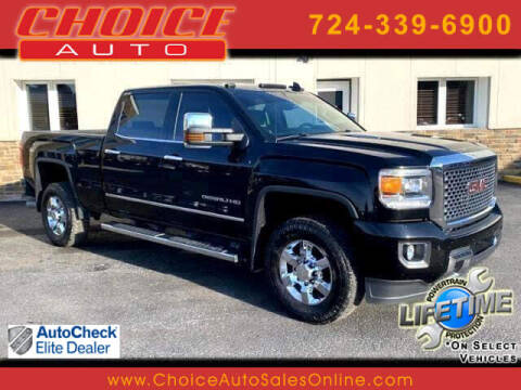 2015 GMC Sierra 3500HD for sale at CHOICE AUTO SALES in Murrysville PA