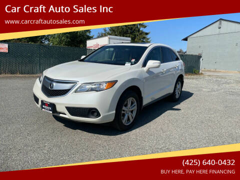2014 Acura RDX for sale at Car Craft Auto Sales Inc in Lynnwood WA