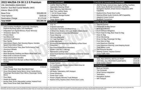 2022 Mazda CX-30 2.5 S Premium