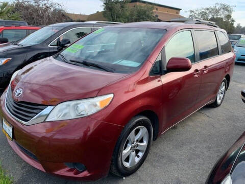 2013 Toyota Sienna for sale at Contra Costa Auto Sales in Oakley CA